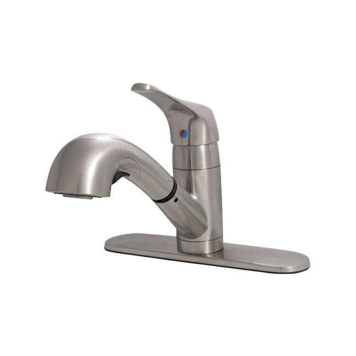 GRIFO DE COCINA DE 1 MANGO 8301-805 NÍQUEL CEPILLADO