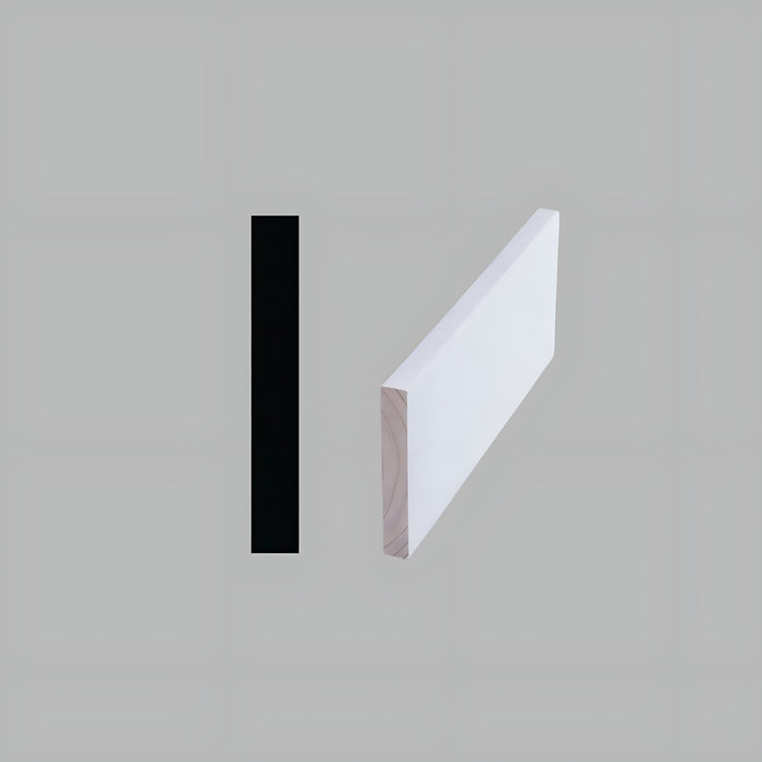 MDF White Primer 1'' x 8'' x 16 FT