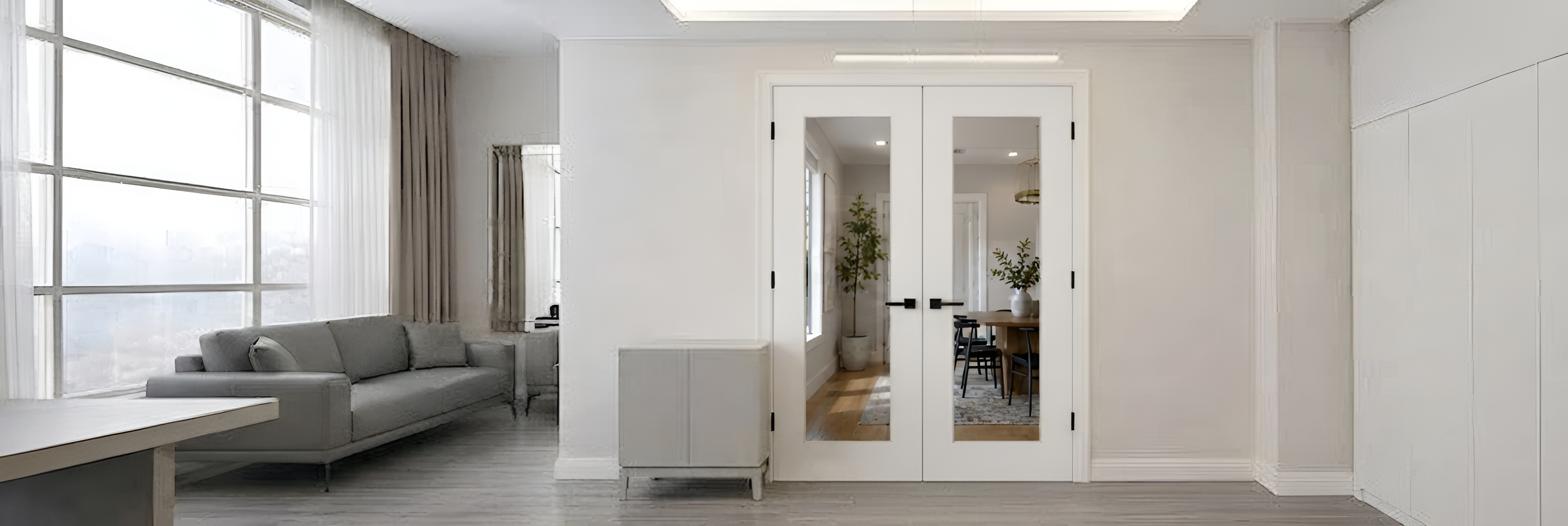 Double Glass  Door