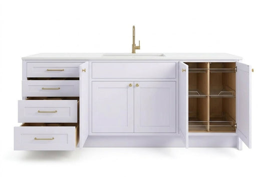 Sydney White Vanity Cabinets