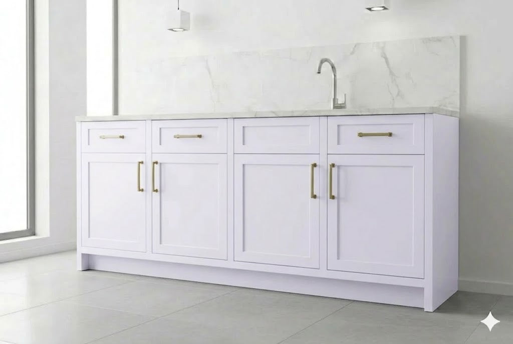 Sydney White Base Cabinets