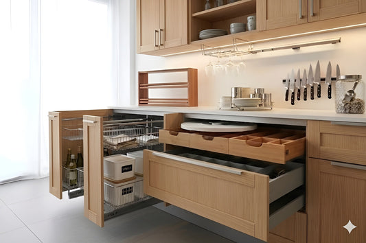 Slim Shaker Oak Accessories