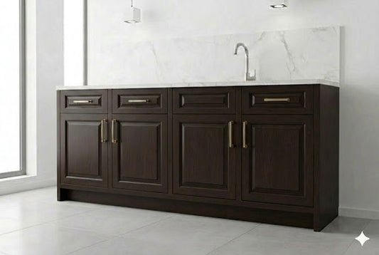 Aspen Charcoal Gray Base Cabinets