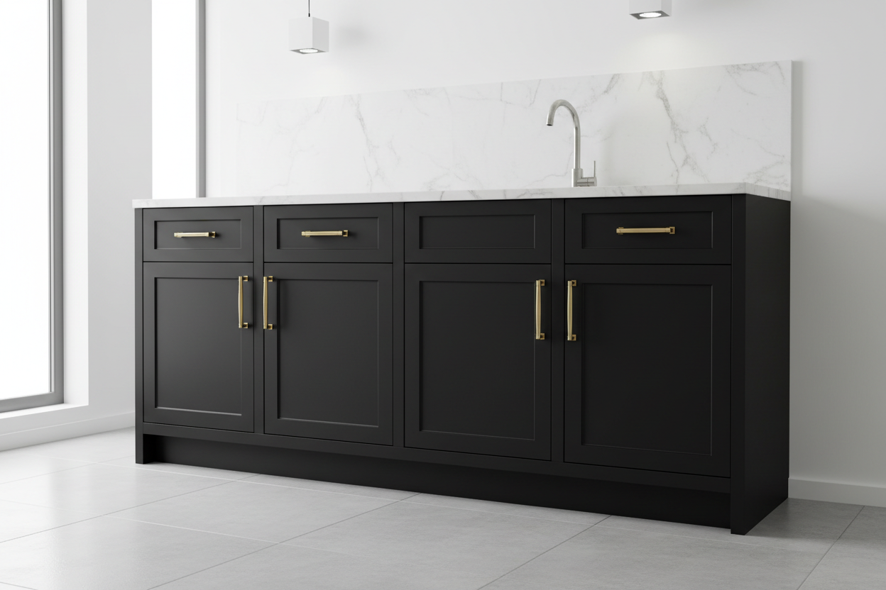 Iron Black Base Cabinets
