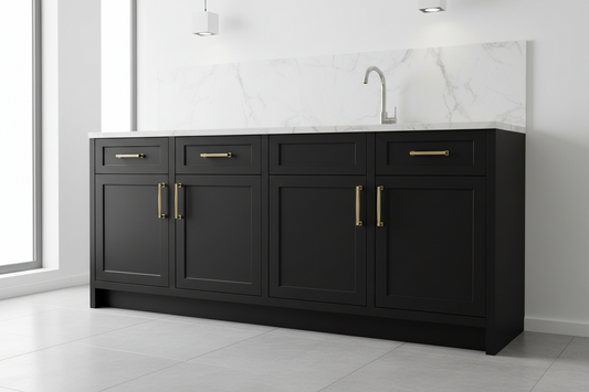 Iron Black Base Cabinets