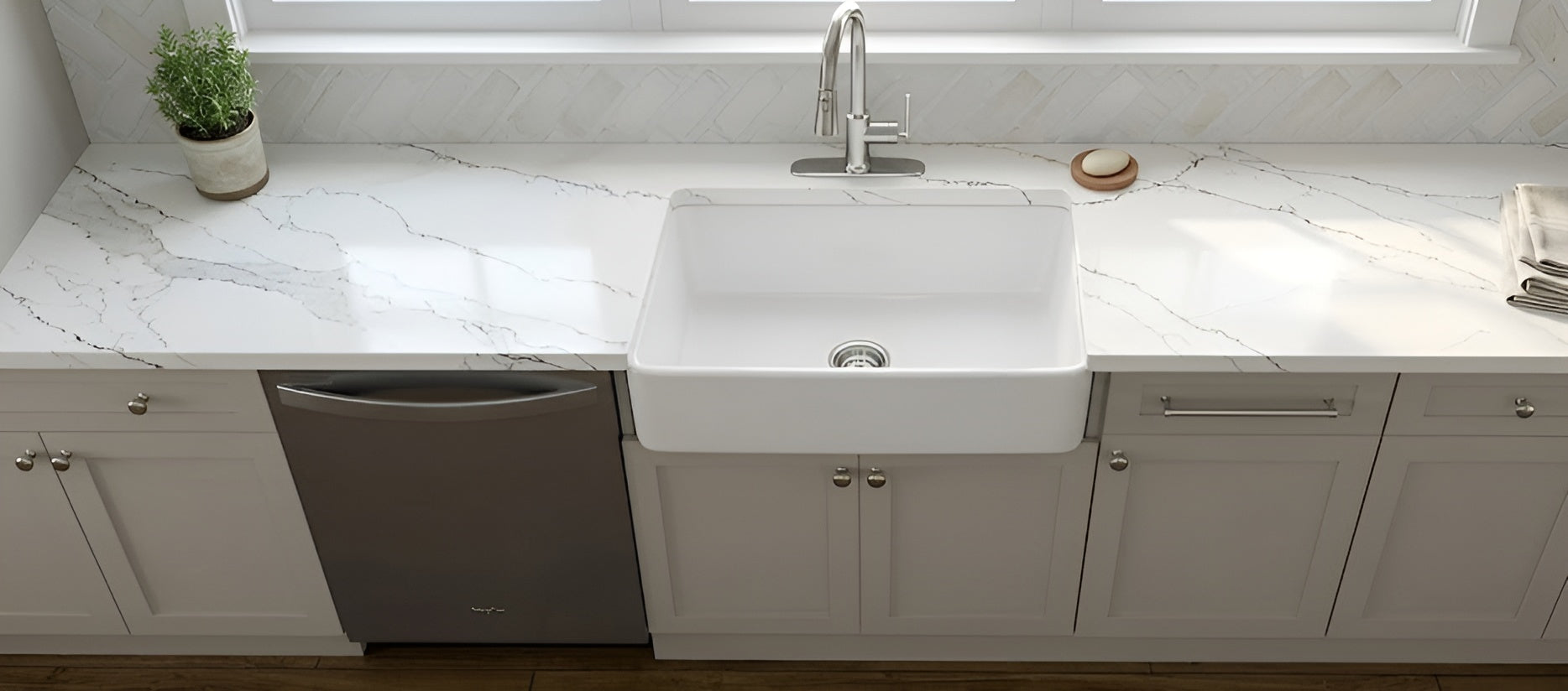Fireclay FarmHouse Kitchen Sinks