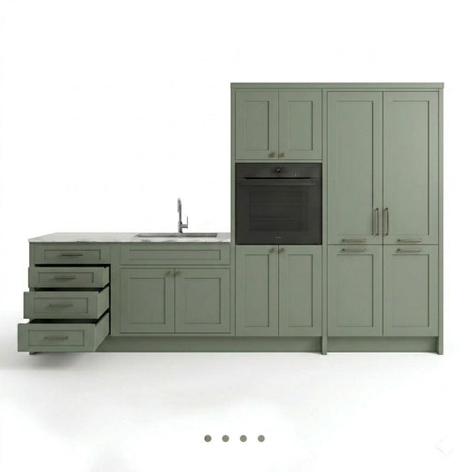 Sage Breeze Oven and Pantry Cabinets