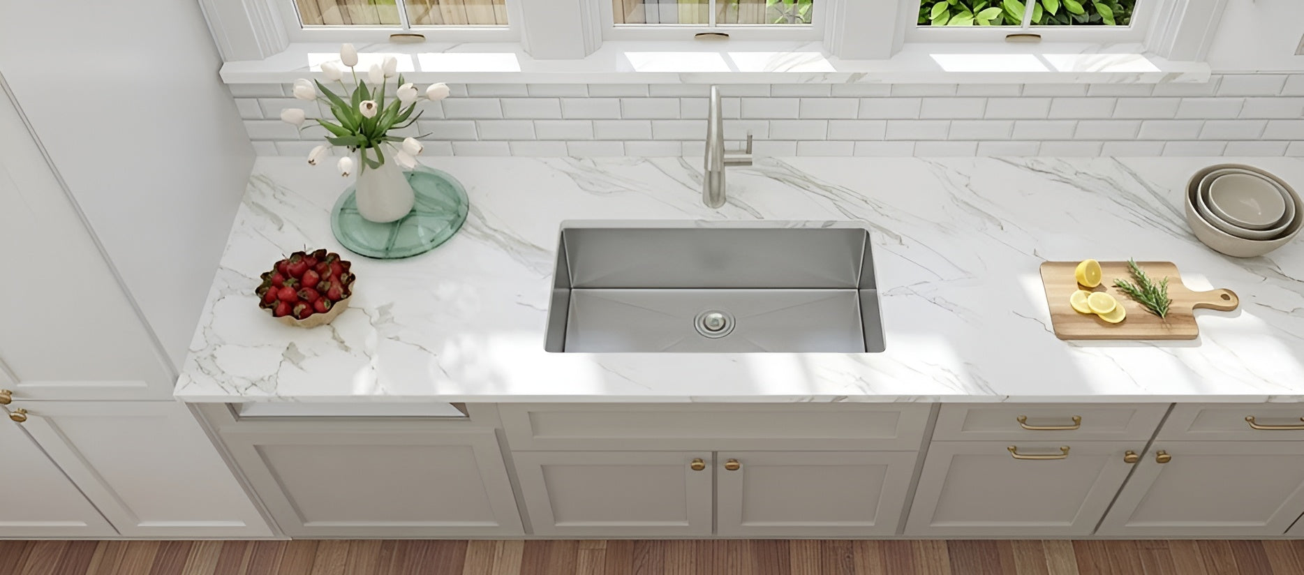 Single Bowl Kitchen Sinks