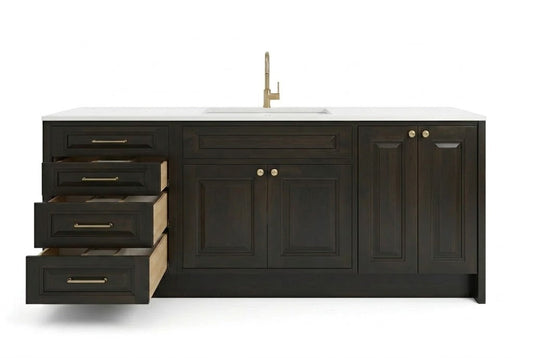 Aspen Charcoal Gray Vanity Cabinets