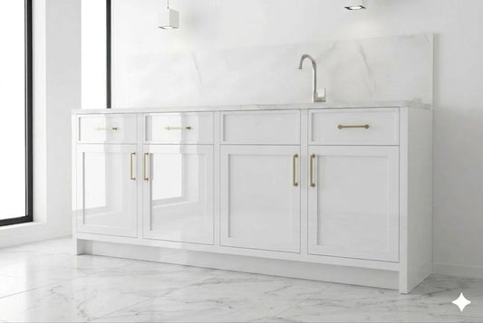 High Gloss White Wall Cabinets
