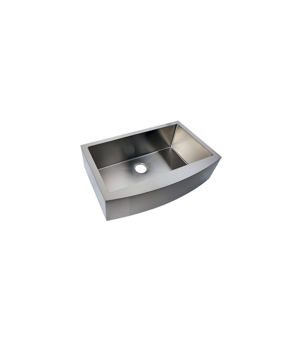 Single Bowl Farmhouse Apron Front Stainless Steel Sink