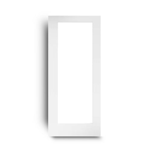 1-Puertas de vidrio transparente (80" de altura)