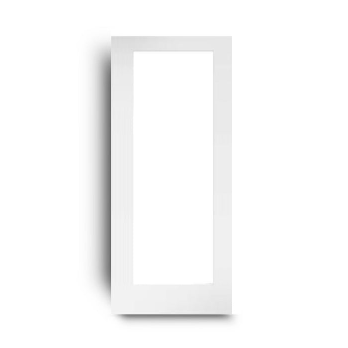 1-Clear Glass Prehung Door (Frosted - 80" height)