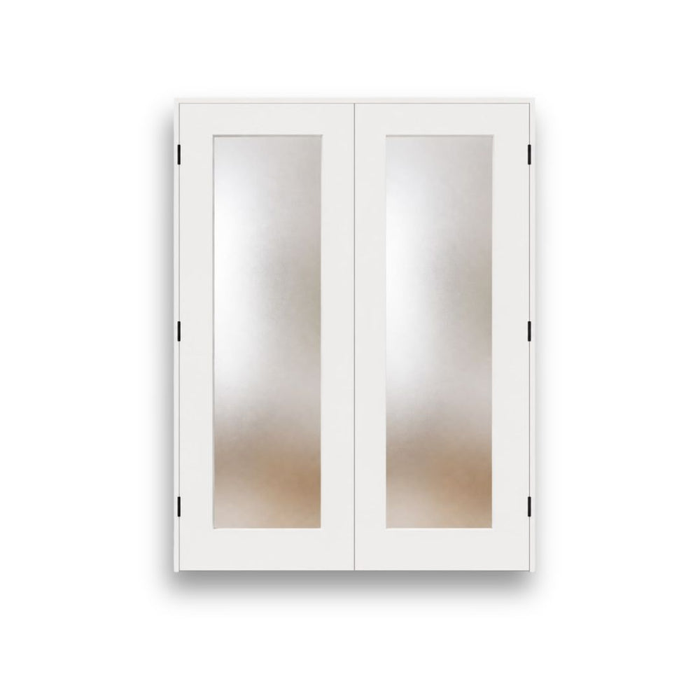 1-Lite Frosted Double Glass Door