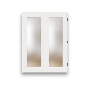 1-Lite Frosted Double Glass Door