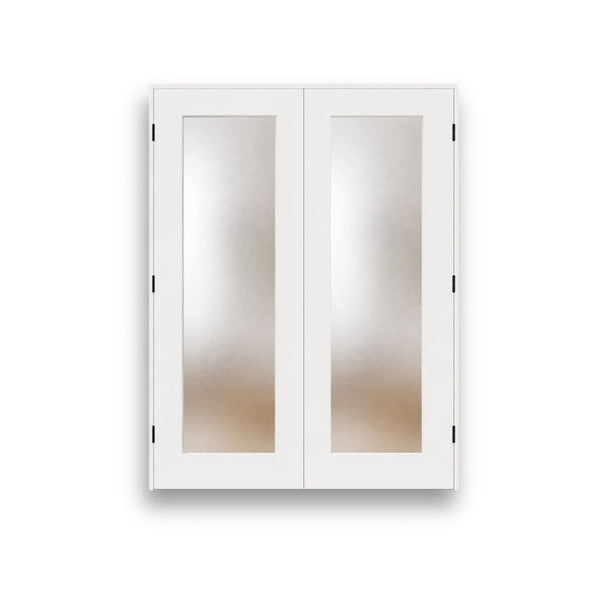 1-Lite Frosted Double Glass Door