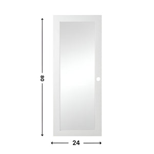 1-Lite Glass Prehung Door (Frosted - 80" height)