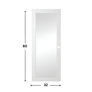 1-Lite Glass Prehung Door (Frosted - 80" height)