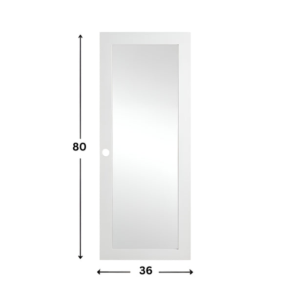 1-Lite Glass Prehung Door (Frosted - 80" height)