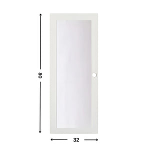 1-Lite Glass Slab Door (80" height )