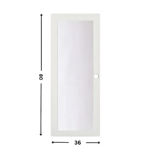 1-Lite Glass Slab Door (80" height )