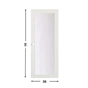 1-Lite Glass Slab Door (80" height )