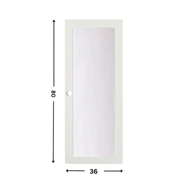 1-Lite Glass Slab Door (80" height )