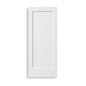 1-Panel Moulded Shaker Pocket Slab Door Solid (80" height)