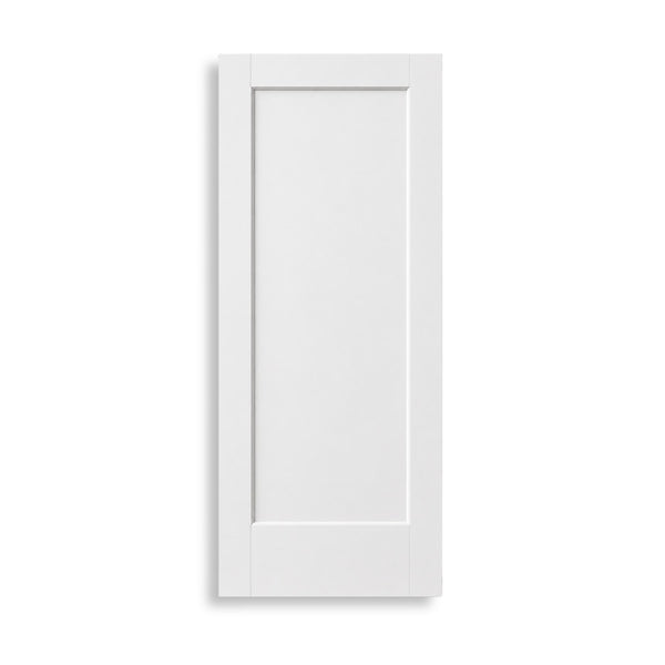 1-Panel Moulded Shaker Pocket Slab Door Solid (80" height)