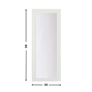 1-lite glass Slab Door (80" height )