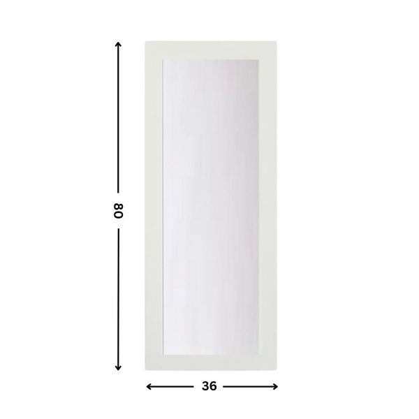 1-lite glass Slab Door (80" height )