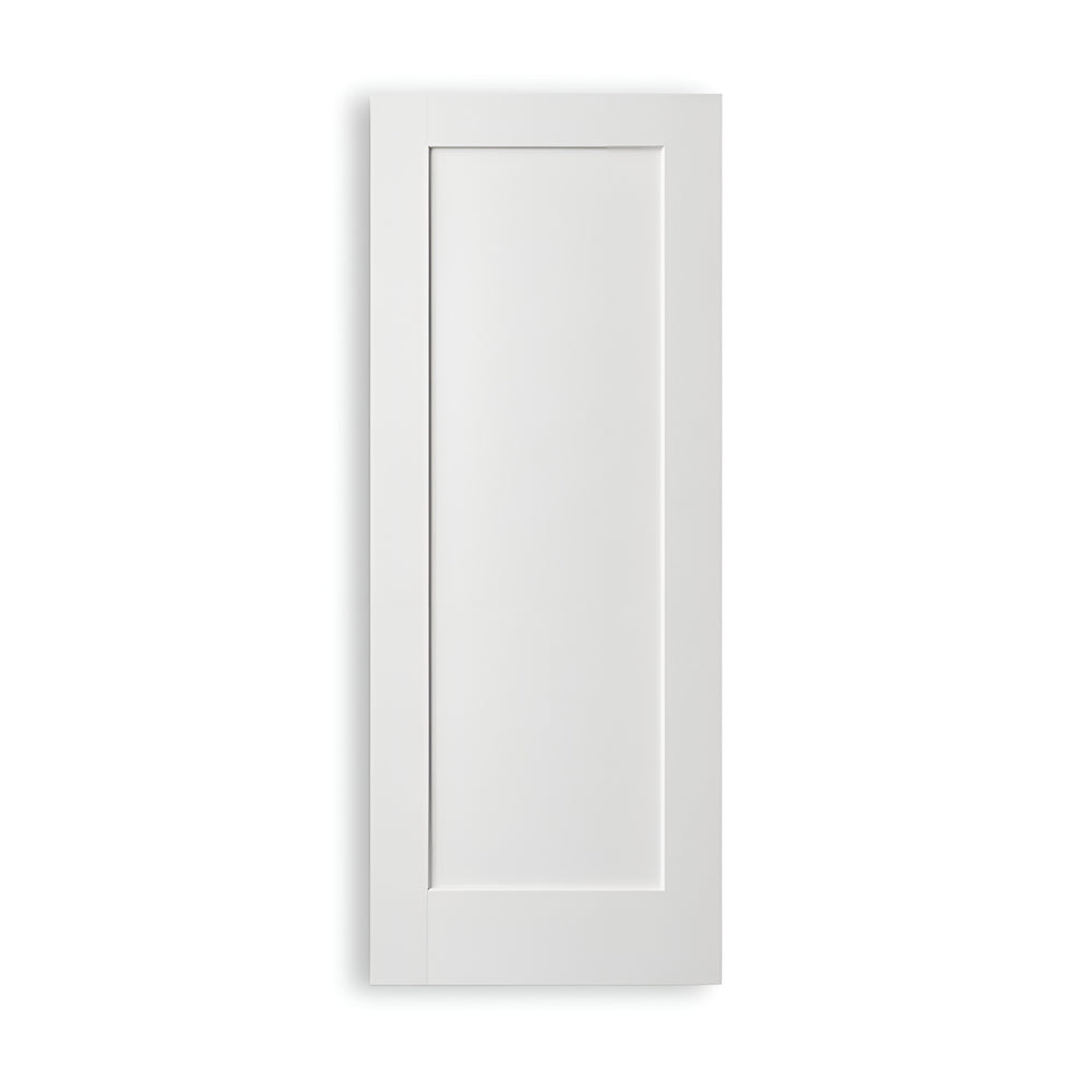 1- panel Shaker Pocket Slab Door Solid (80" height)