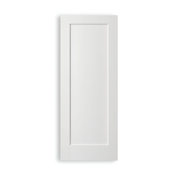 1- panel Shaker Pocket Slab Door Solid (80" height)