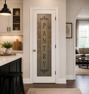 1-panel Pantry Glass Door (80" height)
