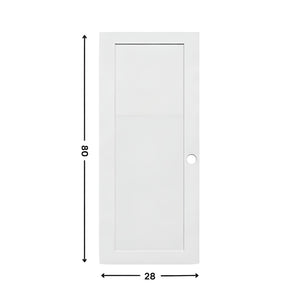 1-panel Prehung Solid Moulded Door (80" height)