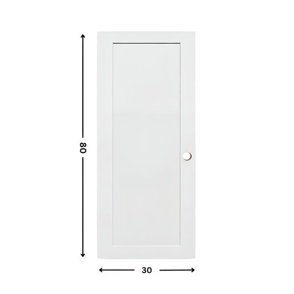 1-panel Slab Door Solid (80" height)