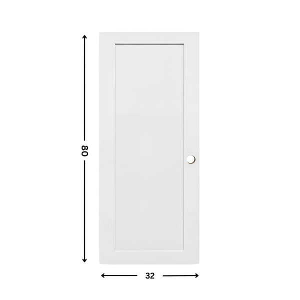 1-panel Slab Door Solid (80" height)