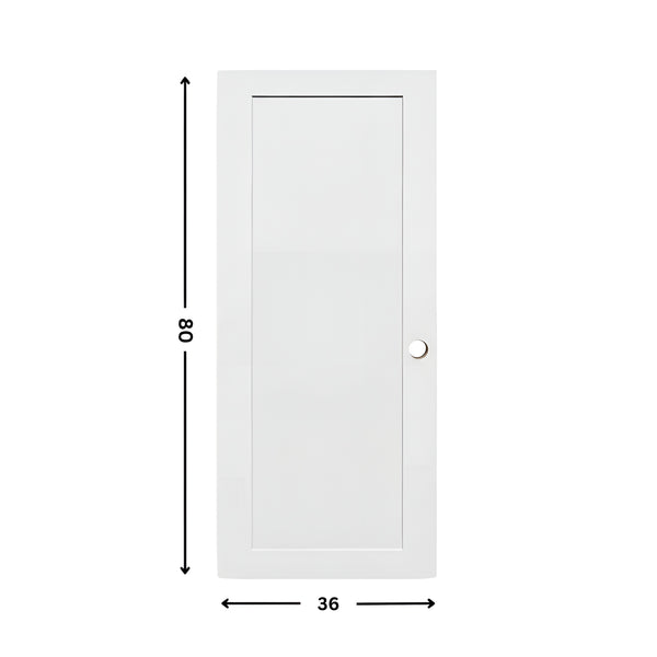 1-panel Slab Door Solid (80" height)