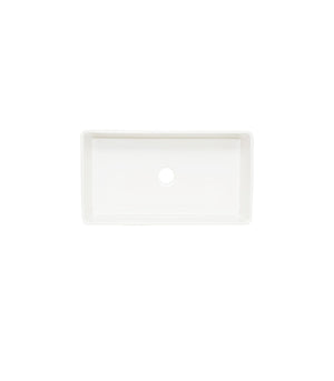 Single Bowl Farmhouse Fireclay Sink White