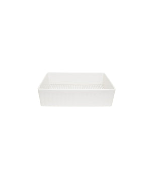 Single Bowl Farmhouse Fireclay Sink White