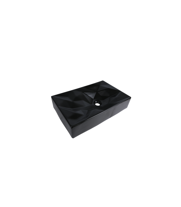LS-C47 Vessel Ceramic Sink Matt Black
