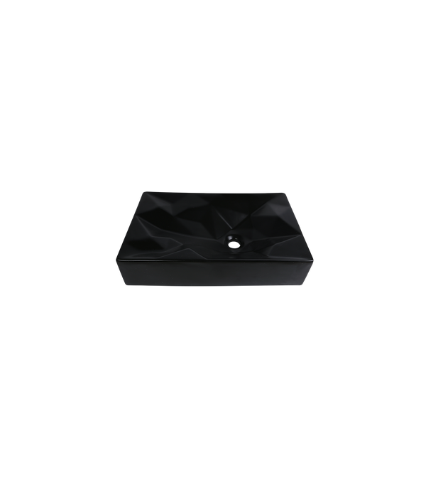 LS-C47 Vessel Ceramic Sink Matt Black