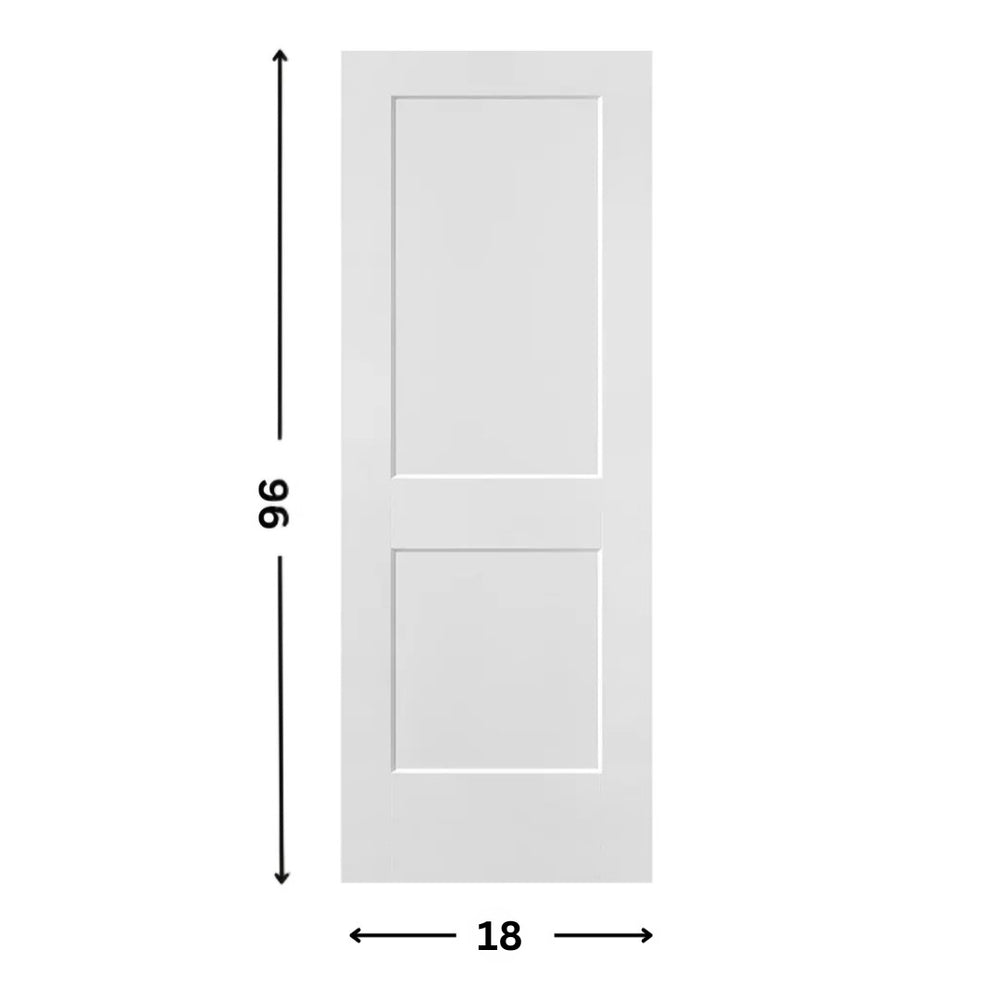 2-panel Hollow Moulded Shaker Door ( 96" height )
