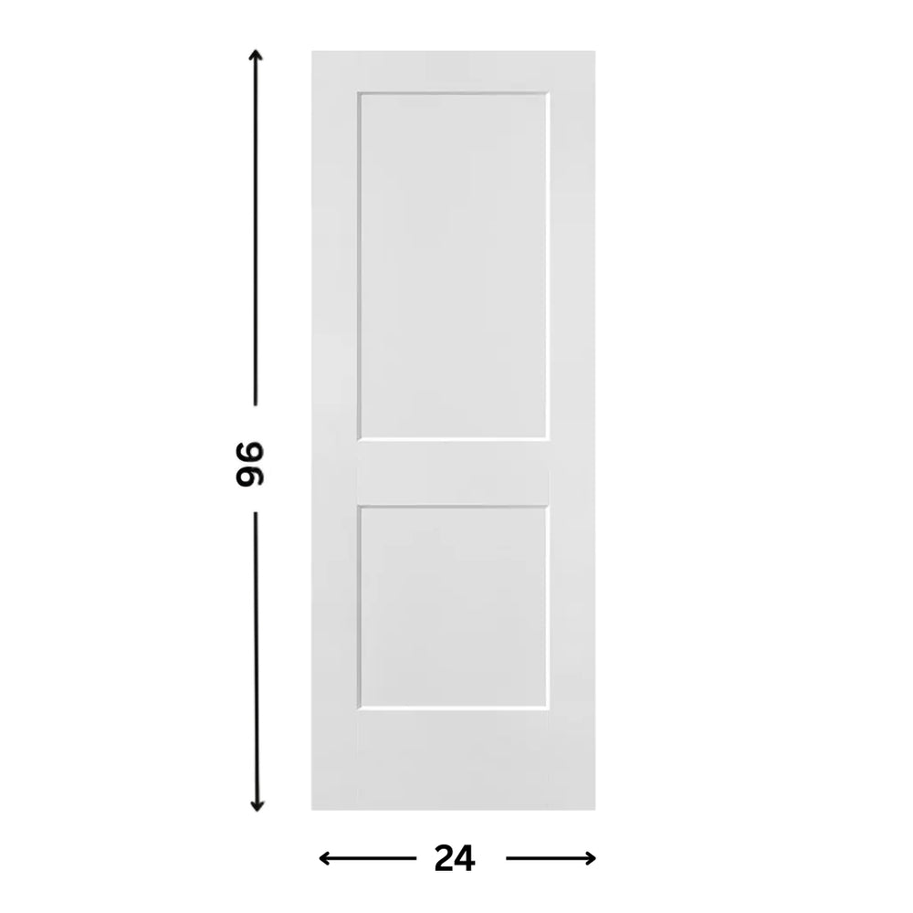 2-panel Solid Shaker Door ( 96" height )