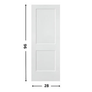 2-panel Hollow Moulded Shaker Door ( 96" height )
