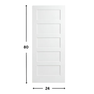 5-panel Solid Shaker Door ( 96" height )