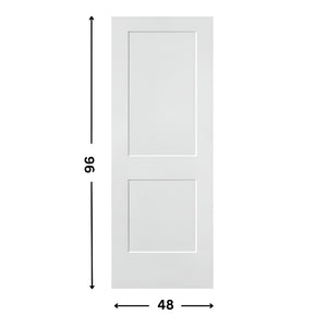 2-panel Solid Shaker Door ( 96" height )