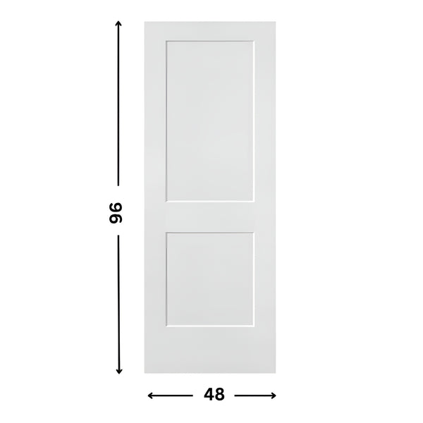 2-panel Solid Shaker Door ( 96" height )