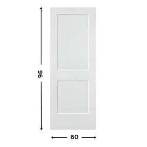 2-panel Solid Shaker Door ( 96" height )