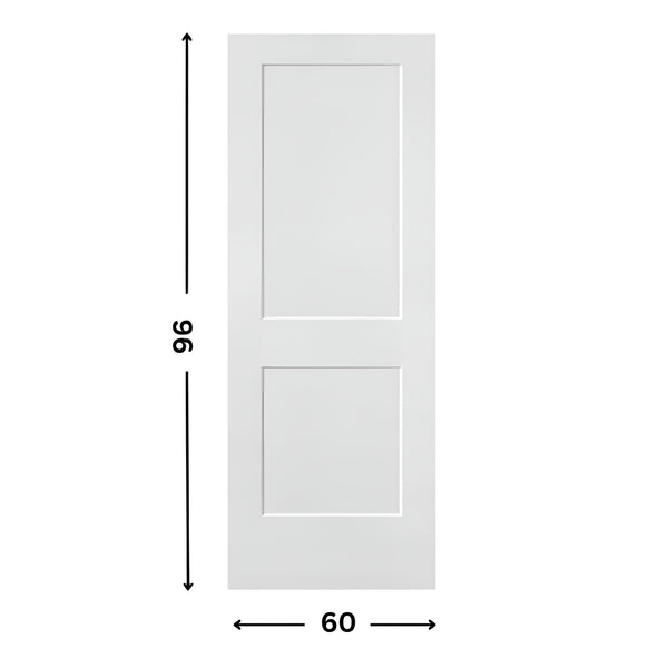 2-panel Solid Shaker Door ( 96" height )